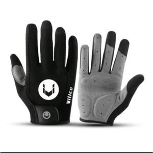 Men Full Finger Bicycle Gloves Breathable Shockproof Screen Touch Bike Gloves US
